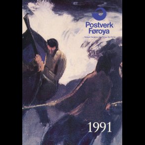 1991, Frerne, rsmappe, postpris 79,50 kr,