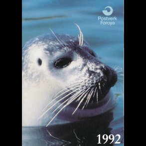 1992, Frerne, rsmappe, postpris 78,80 kr,