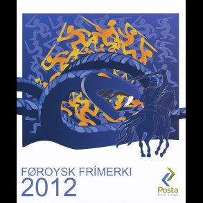 2012, F�r�erne, �rsmappe, postpris 302,50 kr,