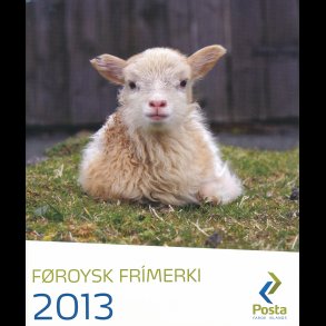 2013, F�r�erne, �rsmappe, postpris 330,00 kr,