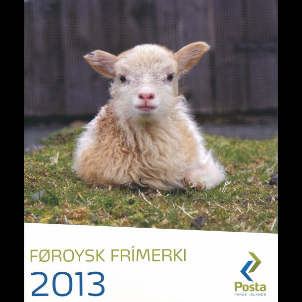 2013, F�r�erne, �rsmappe, postpris 330,00 kr,