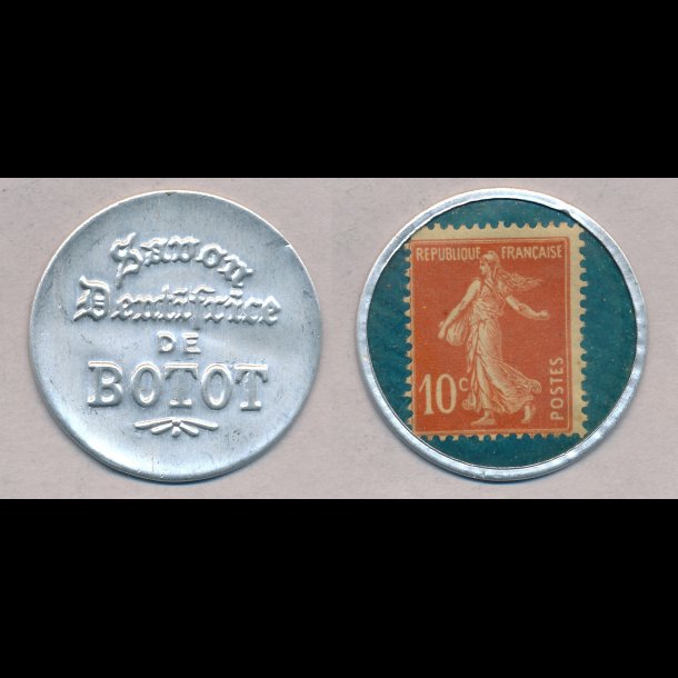 1920-22, Postskillemnt, Frankrig, Savon Beutifrice de Botot, 10 centimer frimrke,