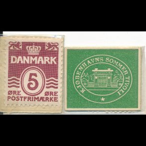 1941-45, Frimrkepenge, Kjbenhavns Sommertivoli, 5 re,