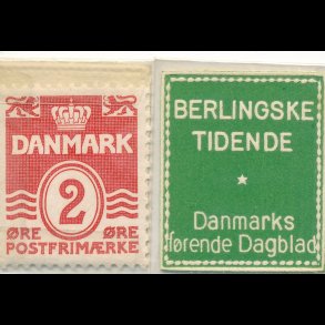 1941-45, Frimrkepenge, Berlingske Tidene, 2 re,