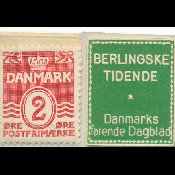 1941-45, Frimrkepenge, Berlingske Tidene, 2 re,
