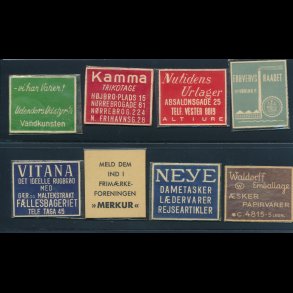 1941-45, Frimrkepenge, 1 re, 8 forskellige (FPBB)