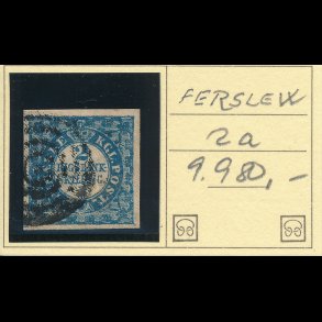 .2A, 2 rigsbankskilling, Ferslew, bl,