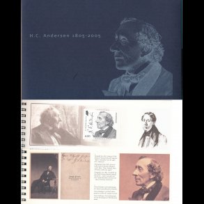 Prestigeh�fte, PRH3, 200-�ret for H.C. Andersens f�dsel, AFA nr. 1426-30