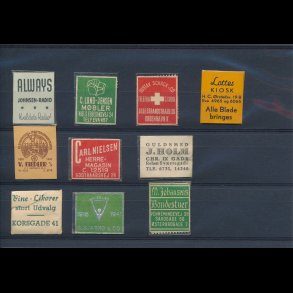 1941-45, Frimrkepenge, 1 re, 10 forskellige, lbnr 2.