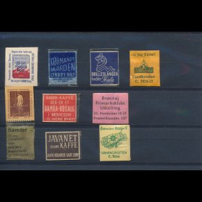 1941-45, Frimrkepenge, 1 re, 10 forskellige, lbnr 4.