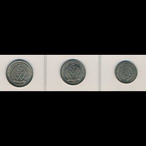 1992, Saharawiske, rsst, Kameler,1-,2- og5 pesetas, 0818,