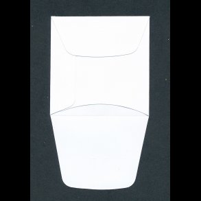 Mntkuverter, papir 5 x 5 cm, syrefri, 1.000 stk   73D1632M