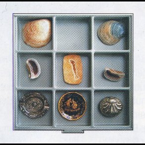 Bakke med inddeling, SA6193, 9 rum, 85x85mm