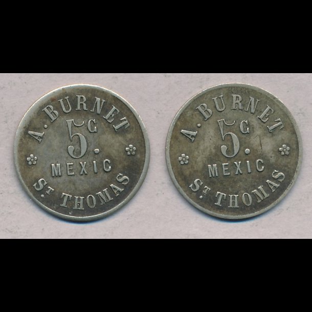 Sieg .6, A.Burnet, 5 cents, 1+