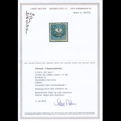 .2B, 2 rigsbankskilling, Thiele, bl,