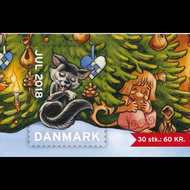 2018, Danmark, Julemrkehfte, "Jul i troldeskoven", 30 mrker,