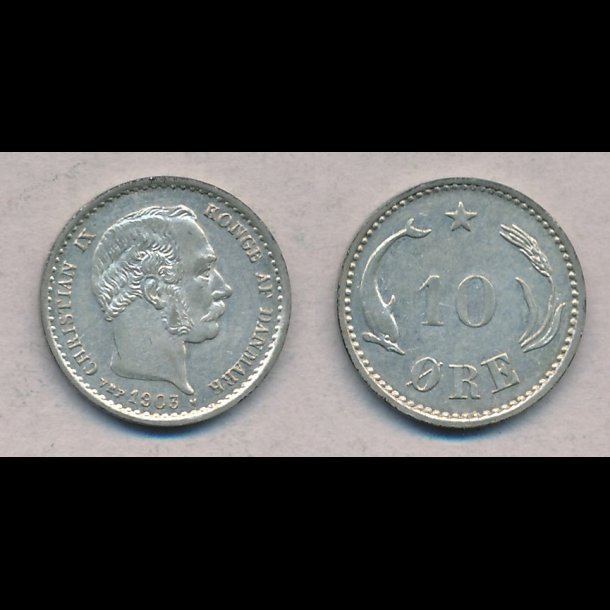 1903, 10 re, slv, 1+,