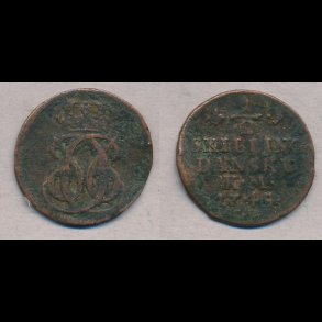 1745, Christian VI, � skilling