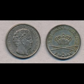 1842, Christian VIII, 3 rigsbankskilling, 1++