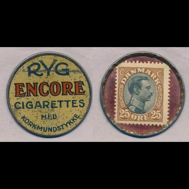 1921-22, Encore, 25 re frimrke, lbnr 2