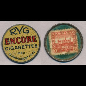 1921-22, Encore, 10 �re frim�rke, lbnr a8