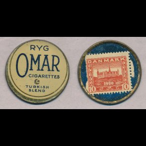 1921-22, Omar, 10 �re frim�rke, lbnr a13