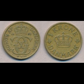 1930, 1 krone, 1(+), 