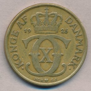 1925, 2 kroner, 1,
