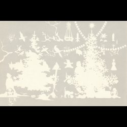 Skalatryk, julemrker, Danmark, helark, 1961 takkede, 1967 og 1973 utakkede, Nedsat fra 75-kr, 3010