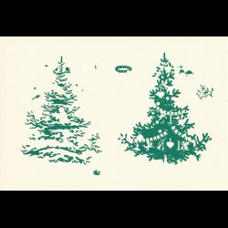 Skalatryk, julemrker, Danmark, helark, 1961 takkede, 1967 og 1973 utakkede, Nedsat fra 75-kr, 3010