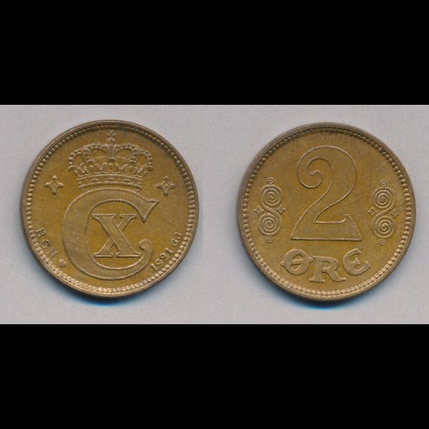 1916, 2 re, 1+, NEDSAT fra 50,kr,
