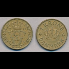 1939, 1 krone, 1(+)