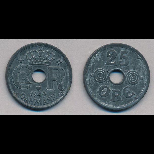 1941, 25 re, zink, 1+/1