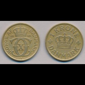 1924, 1 krone, 1,
