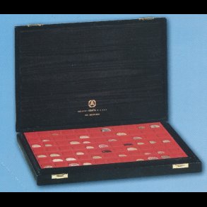 Mappe med 2 m�ntbakker, Minidiplomat,