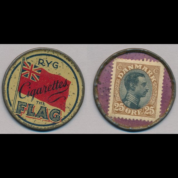 1921-22, The Flag, 25 re frimrke, lbnr 202