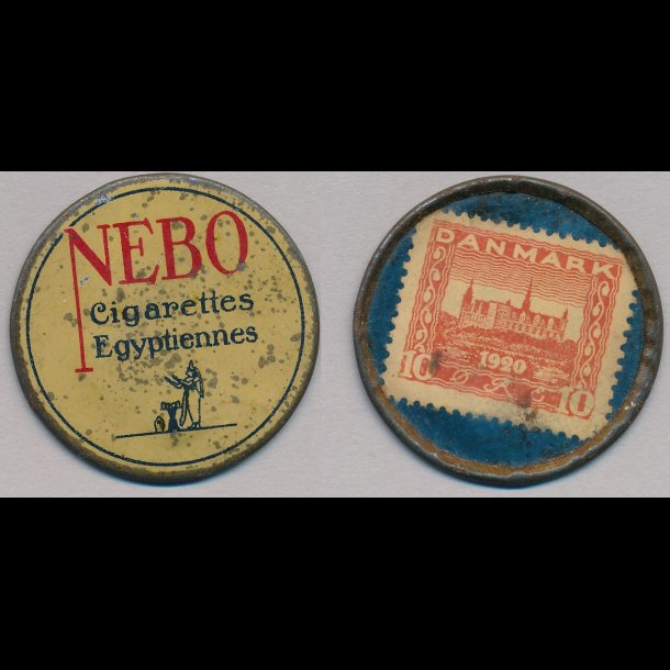 1921-22, Nebo, 10 re frimrke, lbnr 197