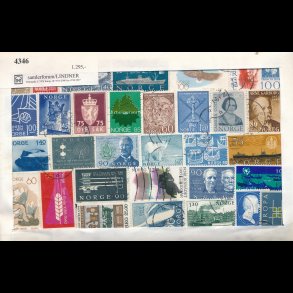 Norge, frimrkepakke, 4346