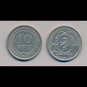 Kryolith Mine & Handelsselskab, 10 re, 1922, 1++