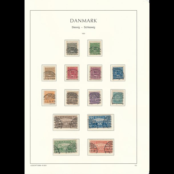 .15-28,  frimærker Danmark/Slesvig,  &#664;, (5086)
