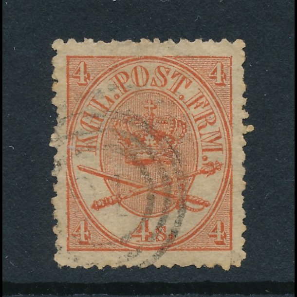.14, &#664;, 1864-70, Danmark, Krone-Scepter-Svrd, 4361