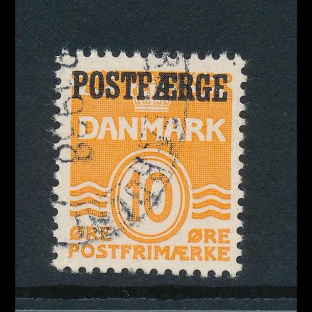 .15, 10 øre postfærge frimærke, &#664;, Danmark, 4380