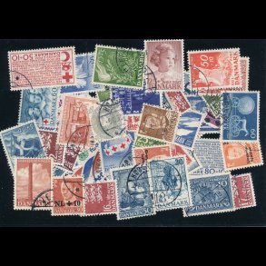 58 forskellige enkeltmrker, dubletparti, 4511