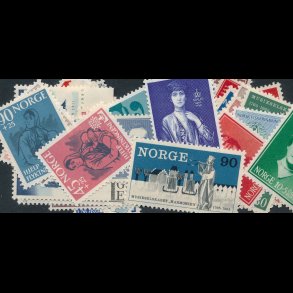 Norske frim�rker, *, 42 forskellige, 4519