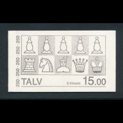 Frske frimrker, Gamle skakbrikker, komplet hfte, .76-77, 4557