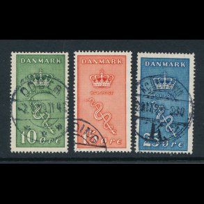 Krftfrimrker, 1929, 3 forskellige, ʘ, 4832