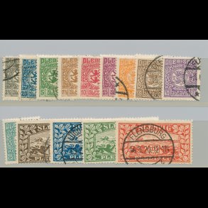 .15-28, Slesvig/Danmark, komplet st, 5036