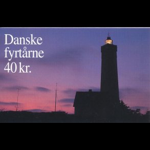 .1124-25, Danske fyrtrne, ʘ,  frimrke hfte, 5030