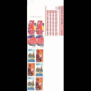 .1165 .1167 .1169 . 1176, ʘ, Roskilde & arbejdsmarked, 10 frimrker, 4 forskellige motiver, 5032