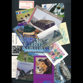 F�r�ske frim�rkeh�fter, 16 forskellige, 4969